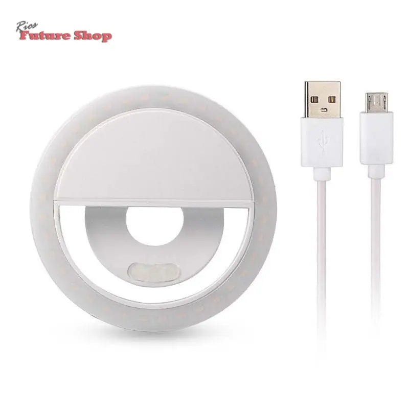 Ring Light Luz para celular, modelo de carregamento USB rk12 - Rios Future Shop