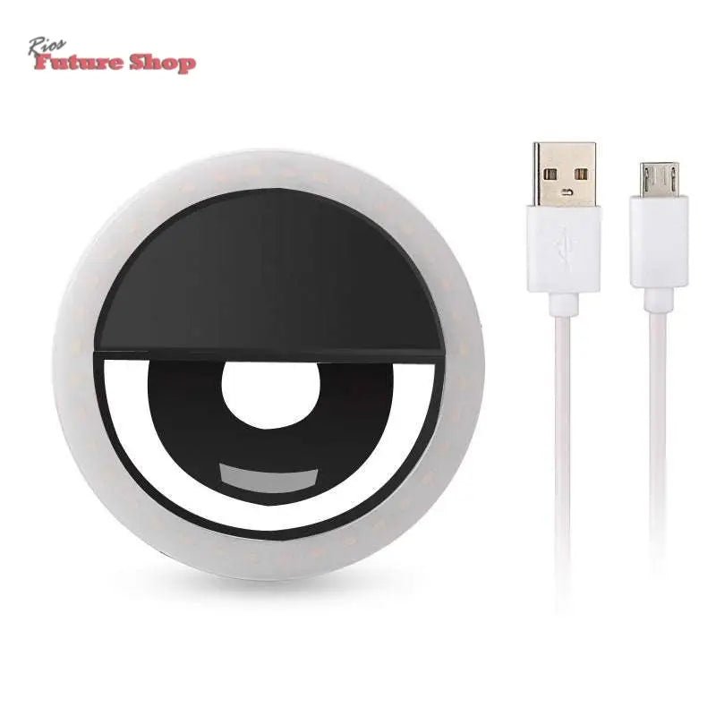 Ring Light Luz para celular, modelo de carregamento USB rk12 - Rios Future Shop