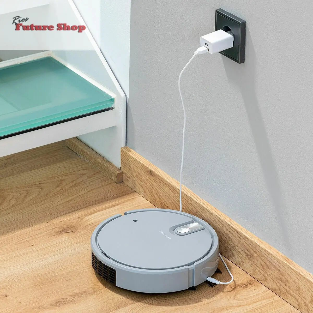 Robot Aspirador Recargable Multifunción 5 en 1 RIOS FUTURE SHOP - Rios Future Shop