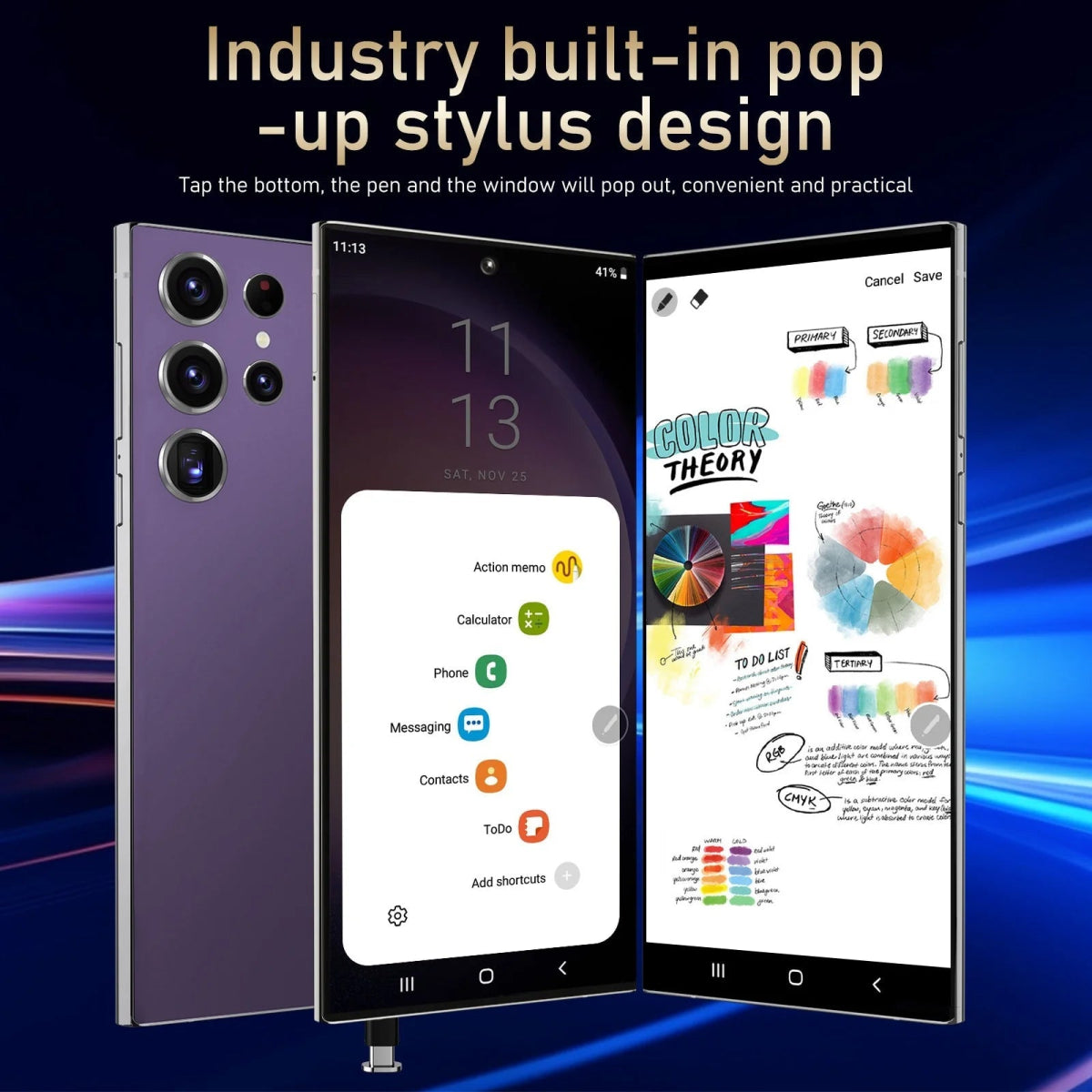 S24 Ultra 5G Smartphone US Stock 6.8 Inch Large Real 4G Screen 65W Quick Charge 8+512GB All-in-One Deca Core 12GB Built-in Pen DSersUSA