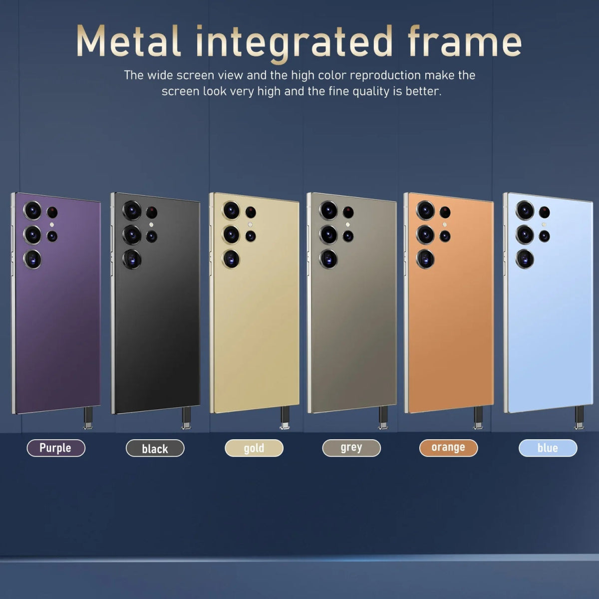 S24 Ultra 5G Smartphone US Stock 6.8 Inch Large Real 4G Screen 65W Quick Charge 8+512GB All-in-One Deca Core 12GB Built-in Pen DSersUSA