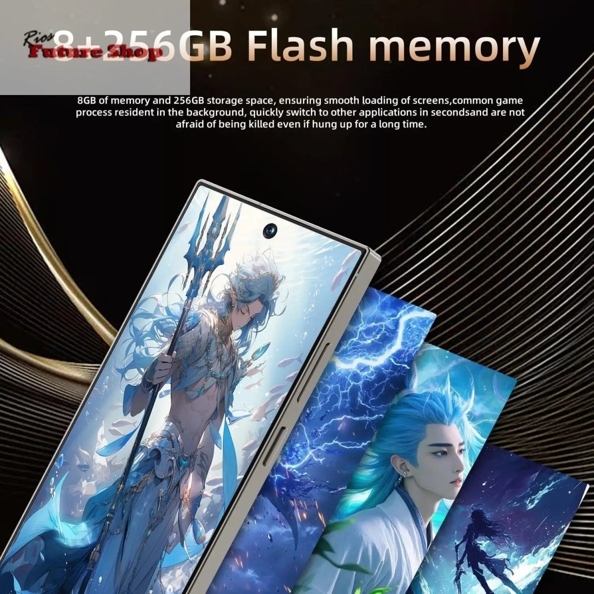 S25 Ultra Cell Phone 5G Unlocked Phone,Smartphone With Tool Pen, Android 15.0 Cell Phone - Rios Future Shop