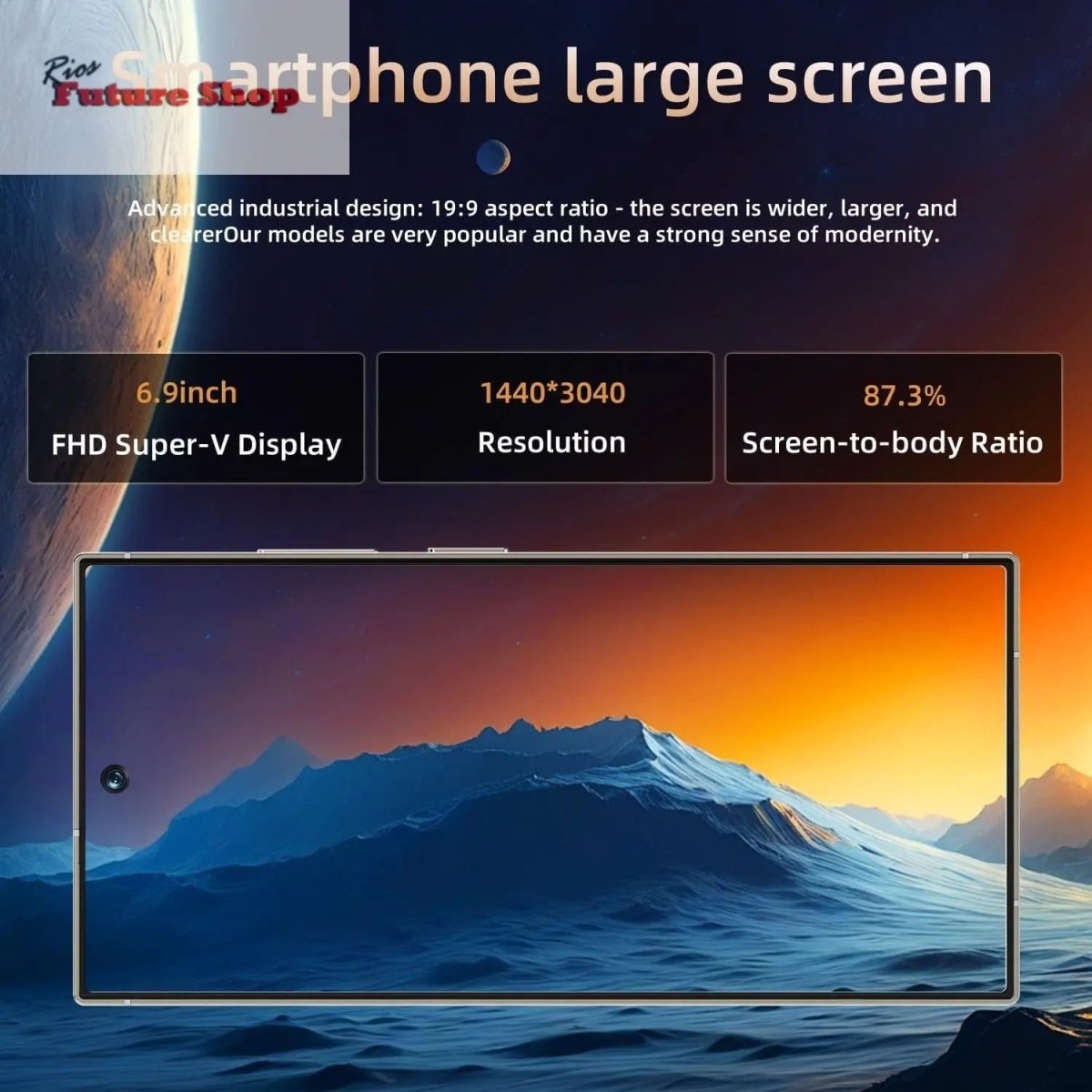 S25 Ultra Cell Phone 5G Unlocked Phone,Smartphone With Tool Pen, Android 15.0 Cell Phone - Rios Future Shop