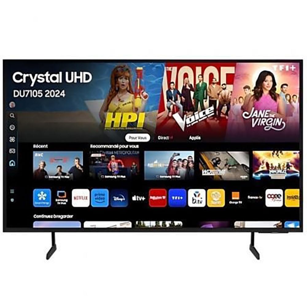 Samsung TV Crystal UHD 4K 2024 75DU8505 Smart TV de 75" com cores incríveis, melhor Smart TV, peana com altura ajustável e Q-Symphony