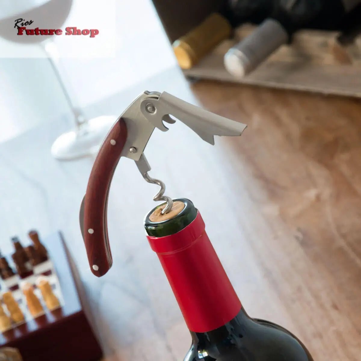 Set de Accesorios para Vino y Ajedrez InnovaGoods 37 Piezas - Rios Future Shop