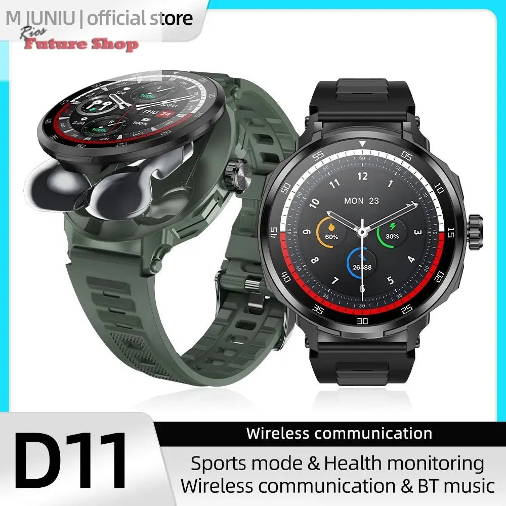 Smart Watch 2 In 1 With Earbuds - Rios Future Shop