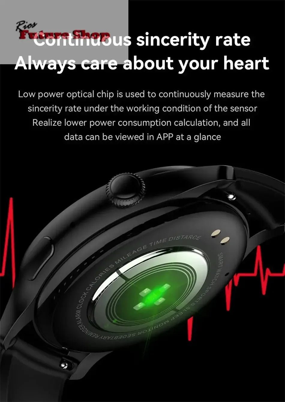 Smart Watch 466*466 HD Health Tracker For Xiaomi - Rios Future Shop