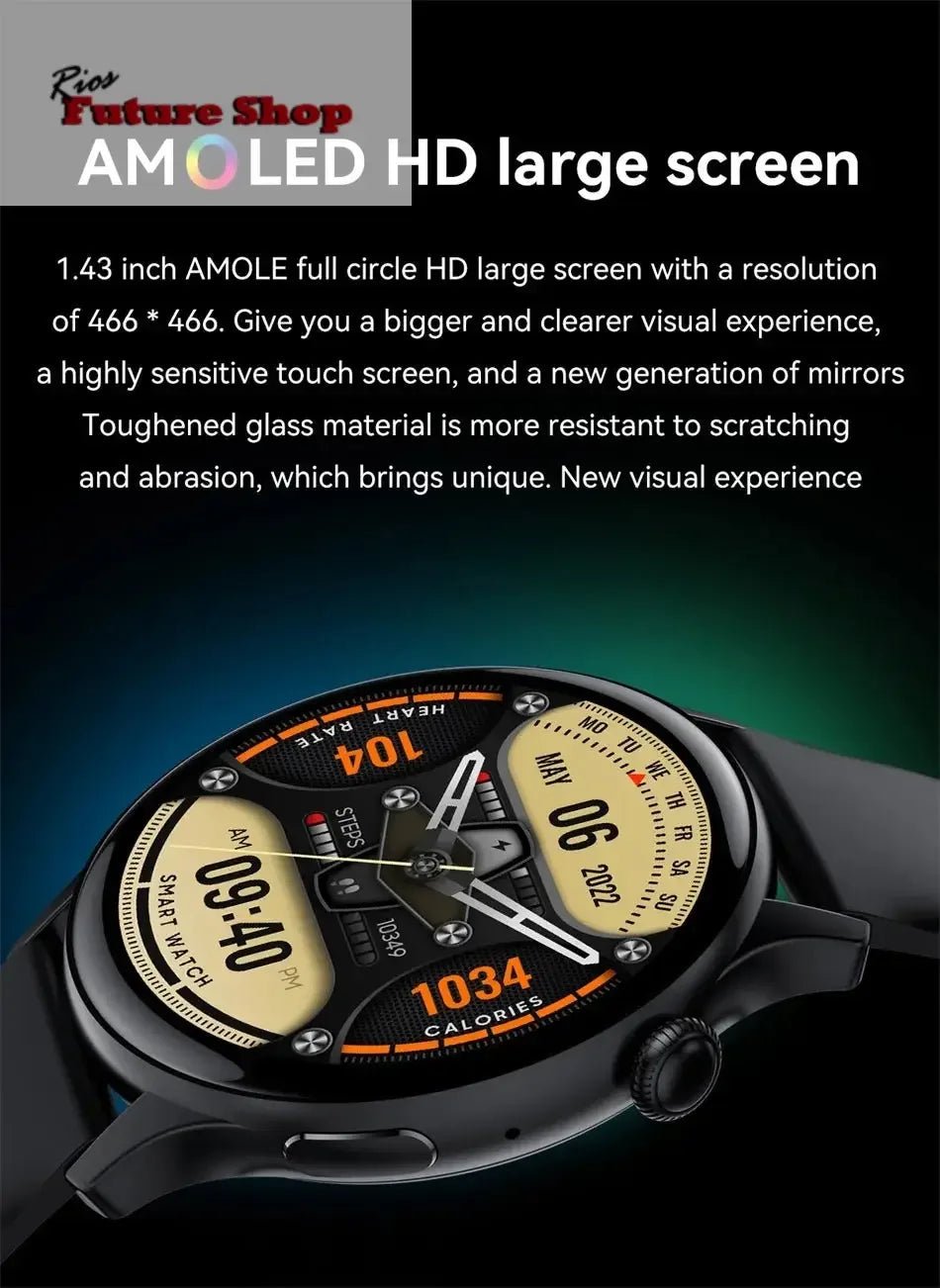 Smart Watch 466*466 HD Health Tracker For Xiaomi - Rios Future Shop