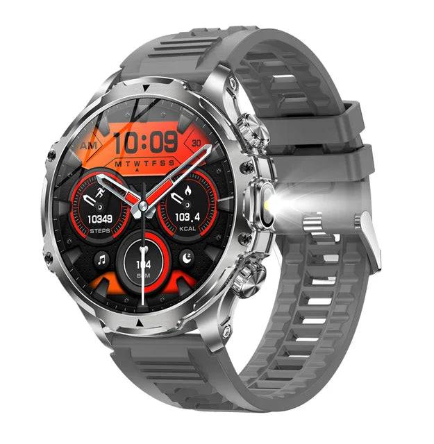 Smart Watch Flashlight Men Outdoors Sports - Rios Future Shop