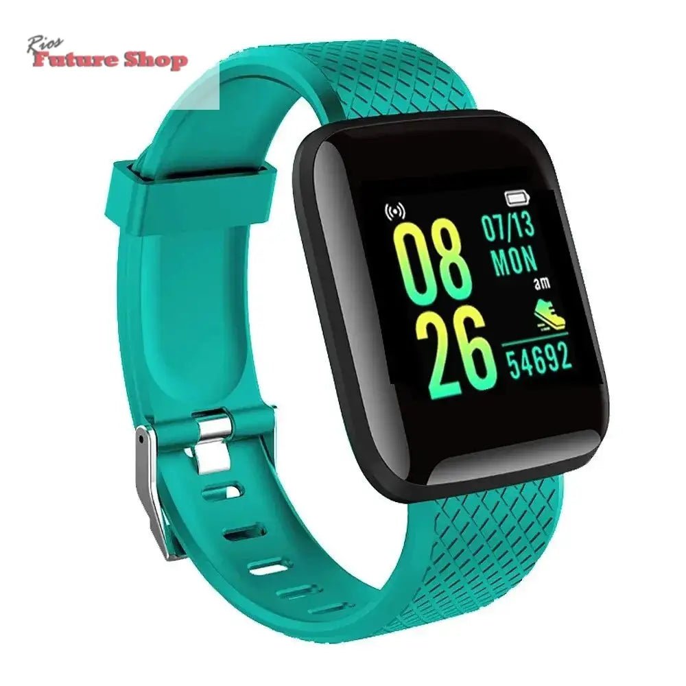 Smart Watch For Men Women Kids Message Remind Music Control Sport Step Calories D13 Smartwatch Alarm Clock 116Plus - Rios Future Shop