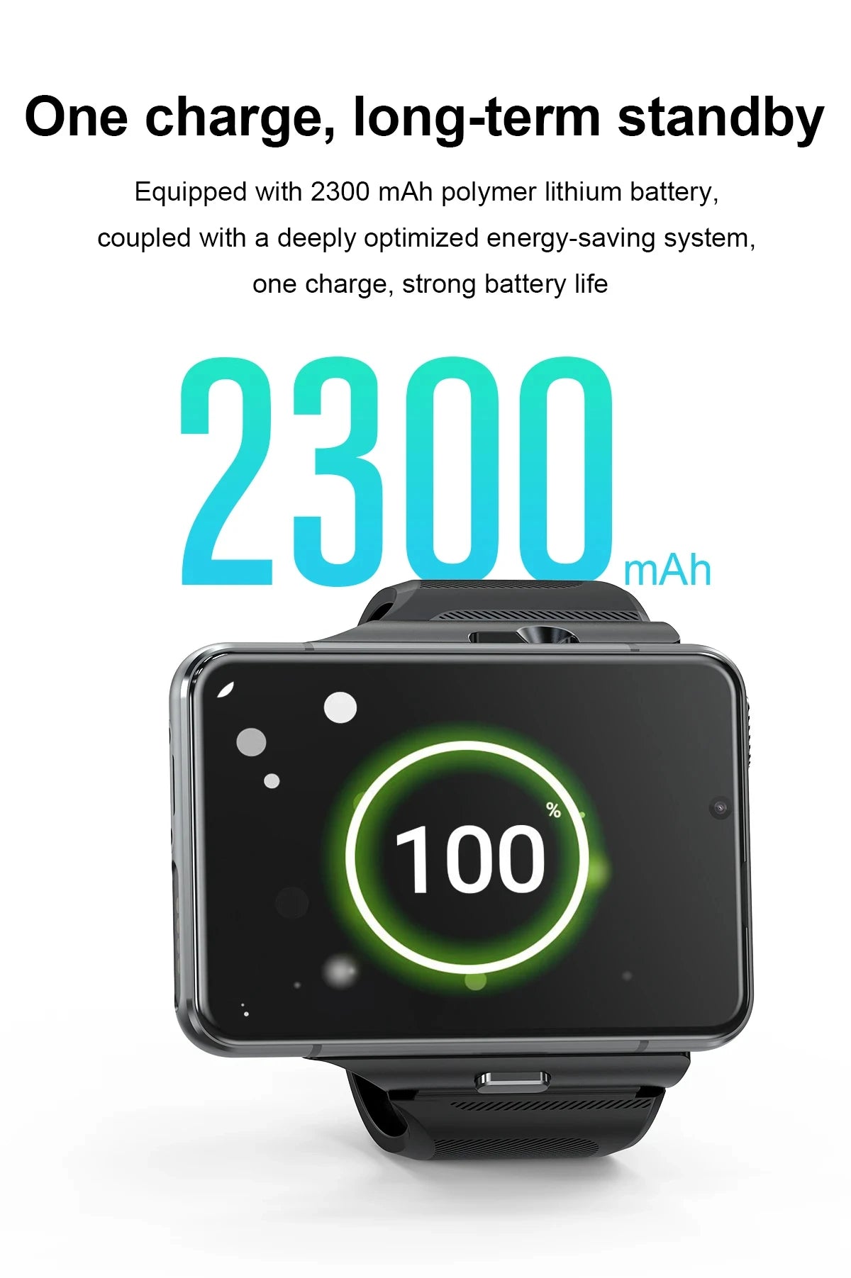 Smart Watch Phone 4G LTE Android 9 4+64GB Smartwatch 2.88" Screen Men Watch 2300mAh Dual Camera Face Unlock GPS WIFI DSers