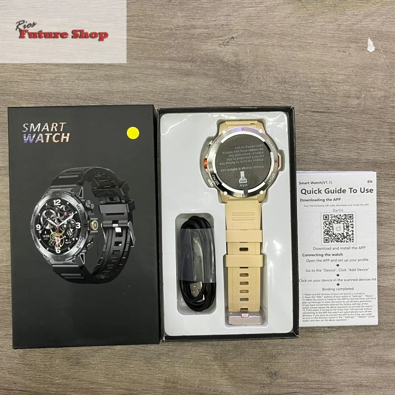 Smart Watch Sports Fitness Waterproof Men - Rios Future Shop