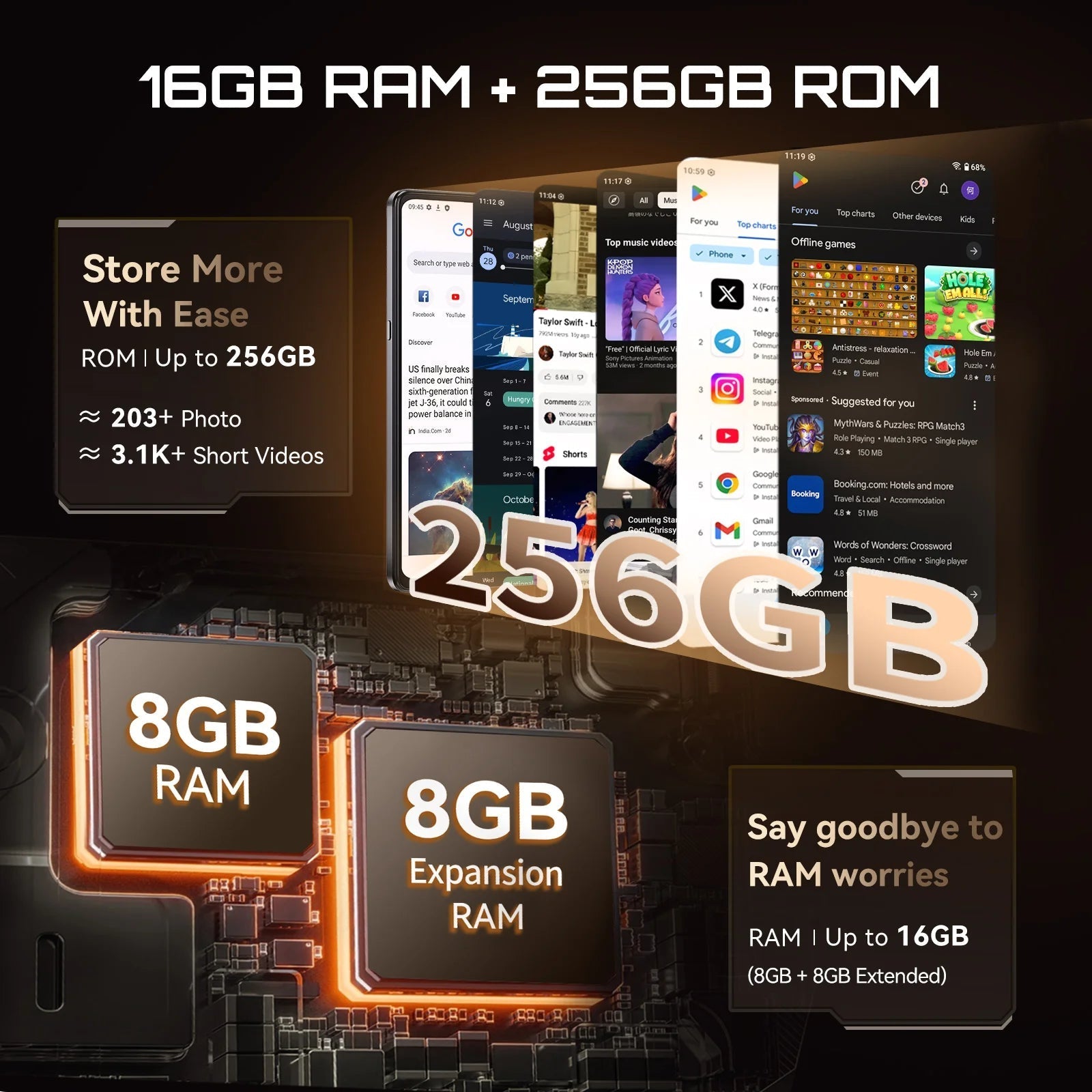 Smartphone 5G Cubot X100, Android 15, Dimensity 7025, 6nm, 2.5GHz,6.88-inch Screen,16GB(8+8),256GB, 64MP Camera, 5100mAh Battery DSersALIEXPRESS