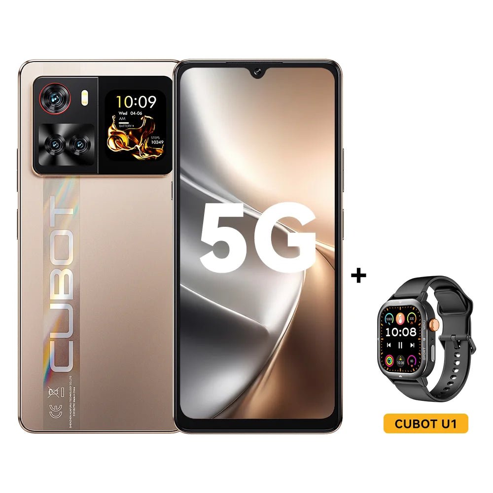Smartphone 5G Cubot X100, Android 15, Dimensity 7025, 6nm, 2.5GHz,6.88-inch Screen,16GB(8+8),256GB, 64MP Camera, 5100mAh Battery DSersALIEXPRESS
