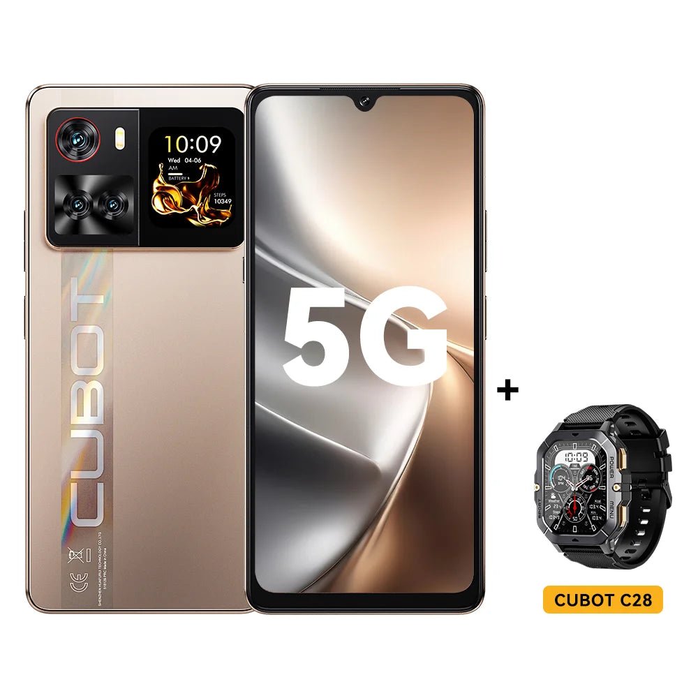 Smartphone 5G Cubot X100, Android 15, Dimensity 7025, 6nm, 2.5GHz,6.88-inch Screen,16GB(8+8),256GB, 64MP Camera, 5100mAh Battery DSersALIEXPRESS