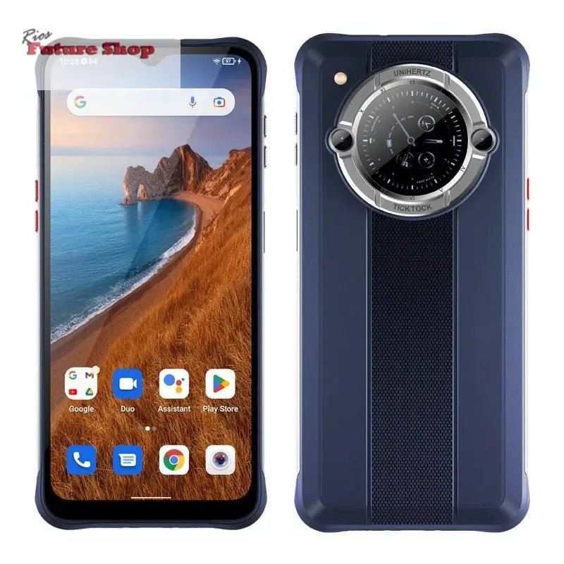 Smartphone Android 12 Unlock 4GB 64GB 20W Fast Charging Dual Screen - Rios Future Shop