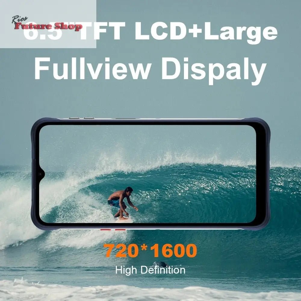 Smartphone Android 12 Unlock 4GB 64GB 20W Fast Charging Dual Screen - Rios Future Shop