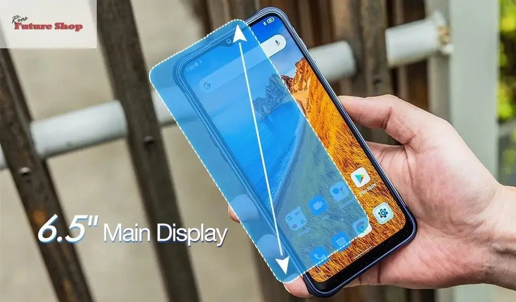 Smartphone Android 12 Unlock 4GB 64GB 20W Fast Charging Dual Screen - Rios Future Shop