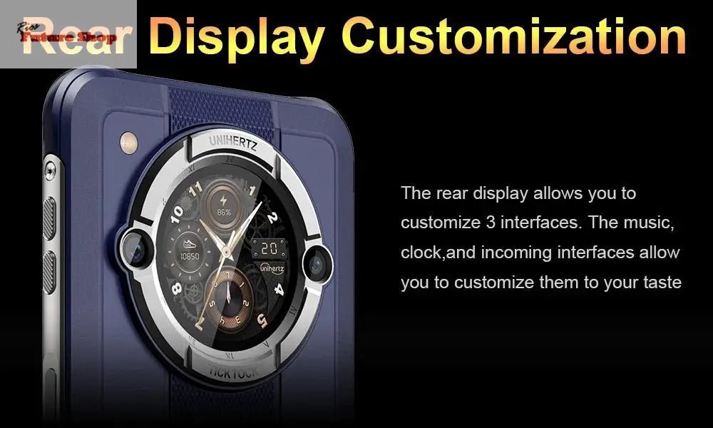 Smartphone Android 12 Unlock 4GB 64GB 20W Fast Charging Dual Screen - Rios Future Shop