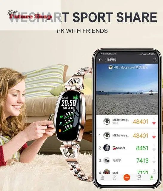 Smartwatch de Luxo - H8 CLASSIC - Rios Future Shop