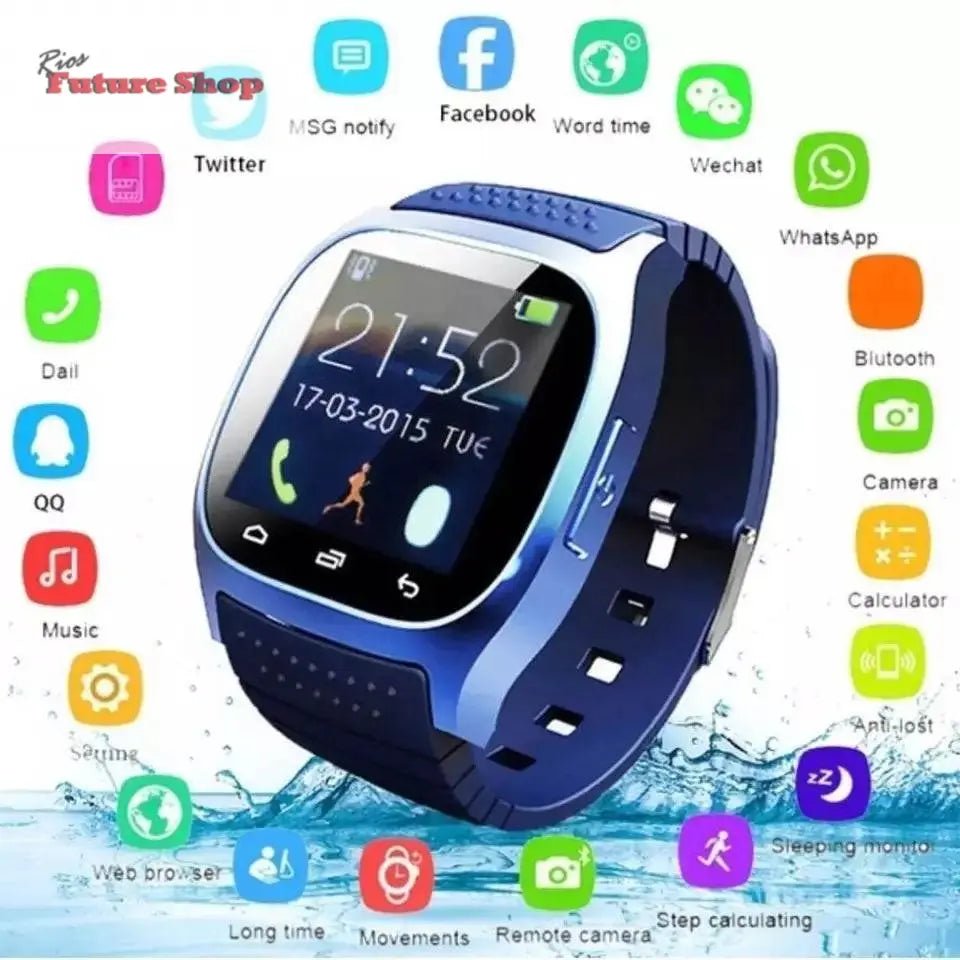Smartwatch M26: Waterproof and Reliable - Rios Future Shop