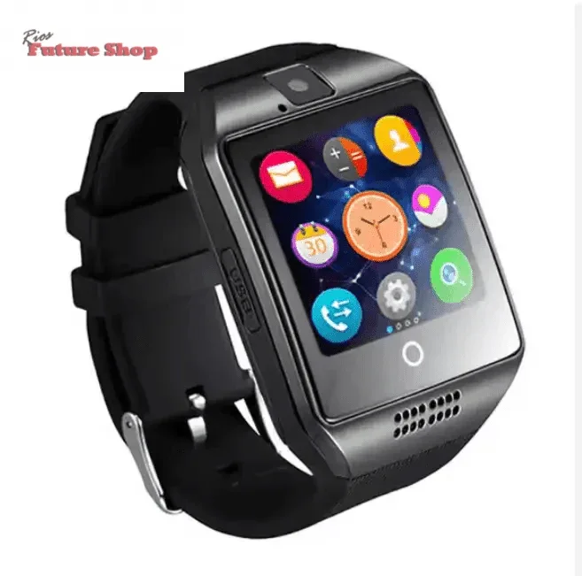 Smartwatch q18 para celular, relógio inteligente para telefones android - Rios Future Shop