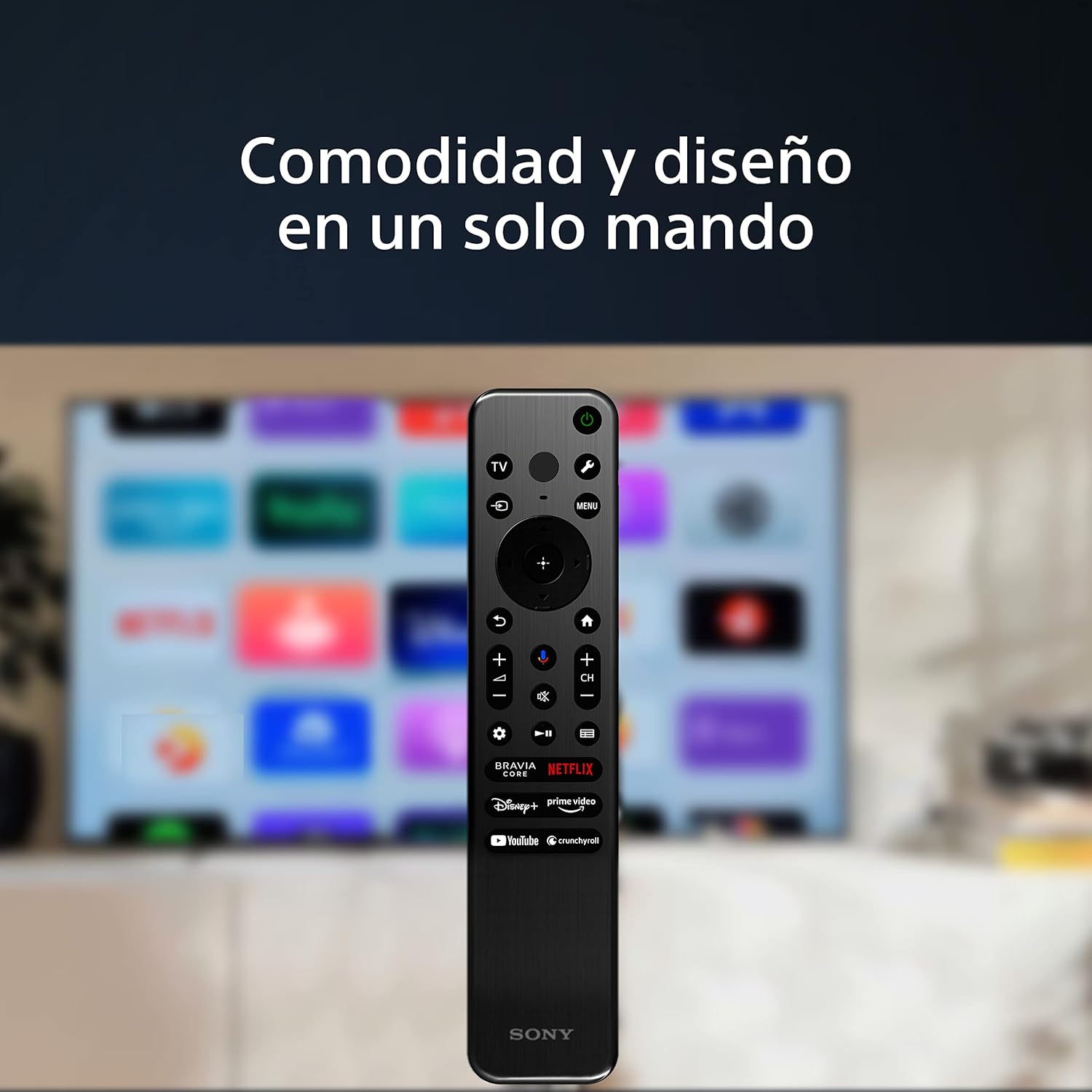 Sony BRAVIA XR-85X90L, 85 Pulgadas, TV Full Array LED, 4K HDR, Smart Google TV, Funciones Eco, Bravia Core, Menú Gaming para PlayStation5, Marco de Aluminio