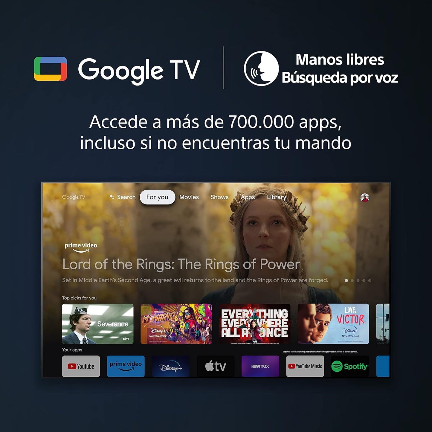 Sony BRAVIA XR-85X90L, 85 Pulgadas, TV Full Array LED, 4K HDR, Smart Google TV, Funciones Eco, Bravia Core, Menú Gaming para PlayStation5, Marco de Aluminio