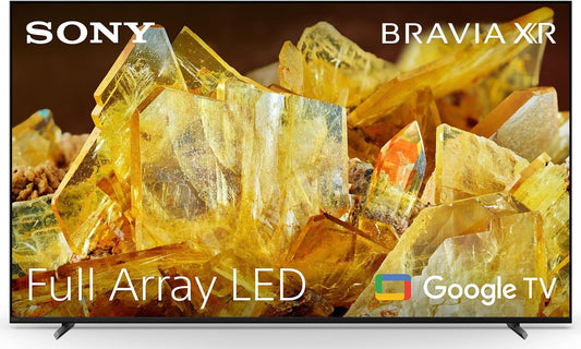 Sony BRAVIA XR-85X90L, 85 Pulgadas, TV Full Array LED, 4K HDR, Smart Google TV, Funciones Eco, Bravia Core, Menú Gaming para PlayStation5, Marco de Aluminio