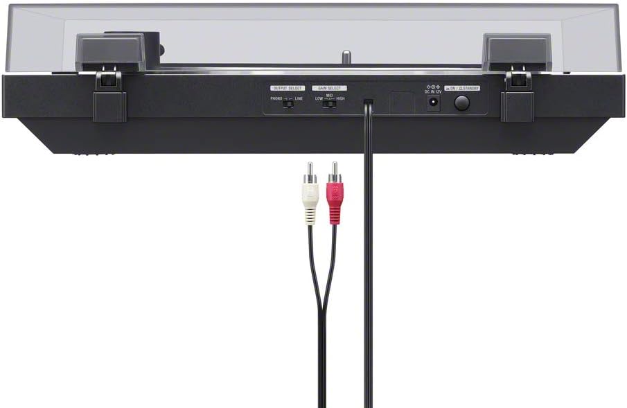 Sony PS-LX310BT Gira-discos (conectividade Bluetooth, suporta saídas de linha e fono) preto