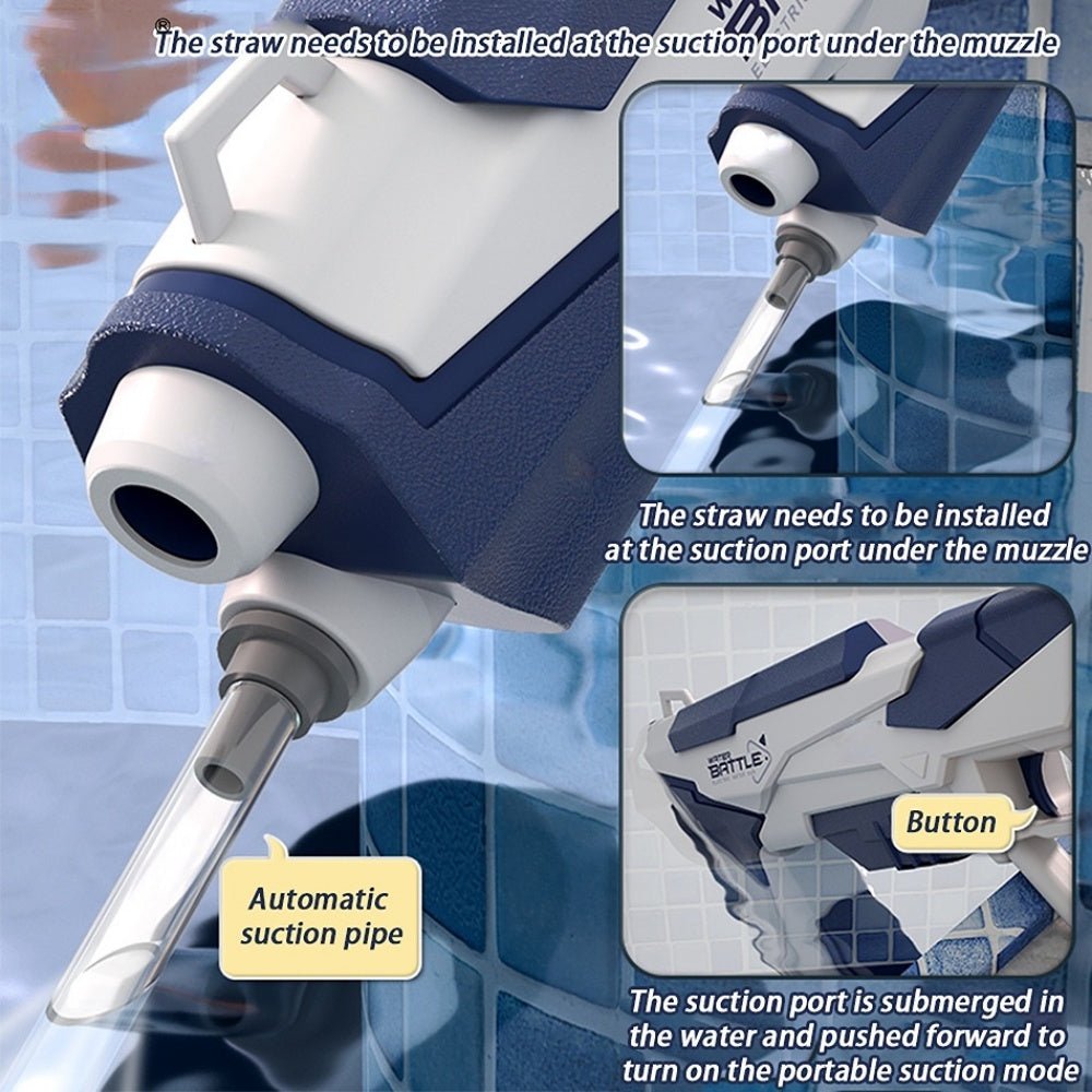 Space Water Gun Electric Automatic Water Absorption Toy - Rios Future Shop