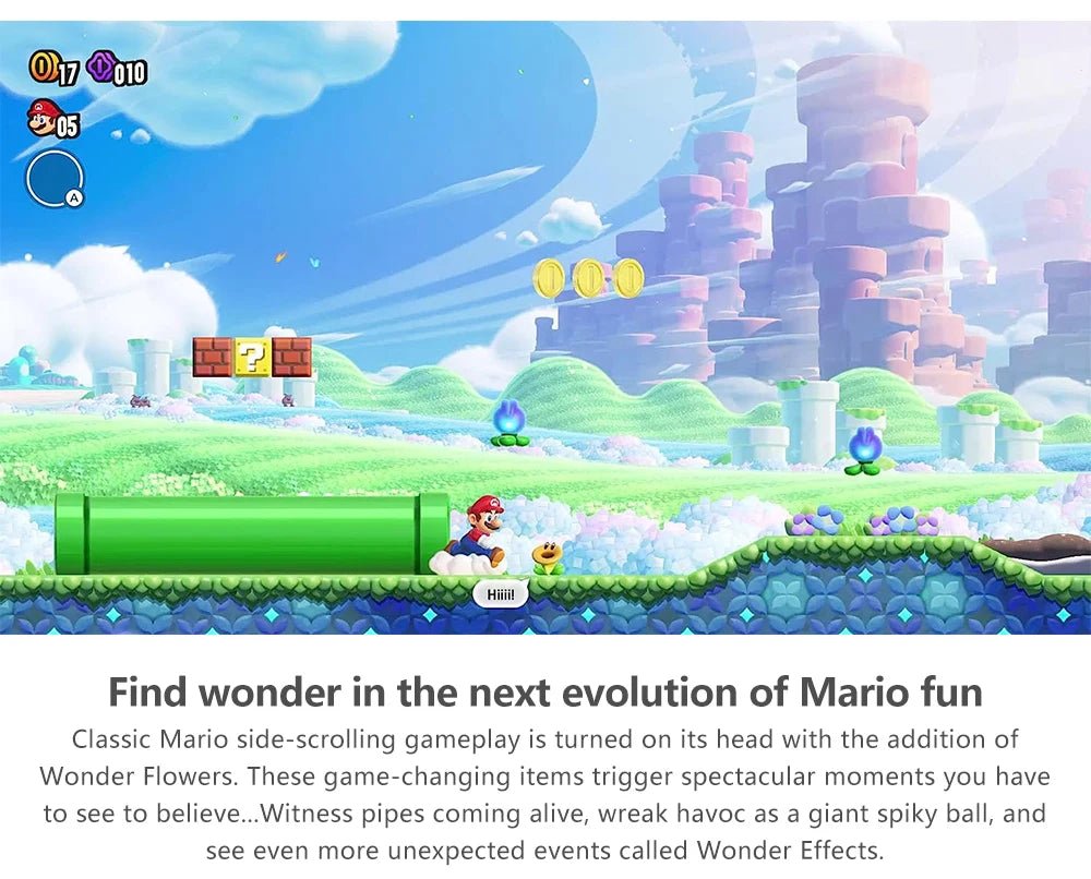 Super Mario Bros. Wonder Nintendo Switch Game - Rios Future Shop