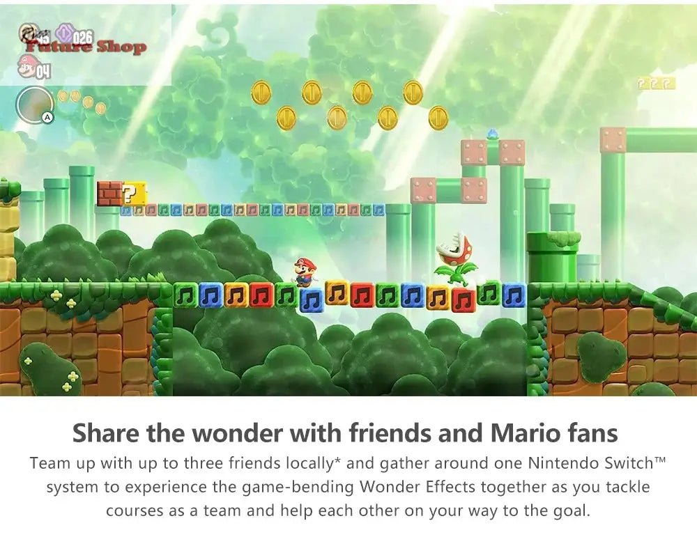 Super Mario Bros. Wonder Nintendo Switch Game - Rios Future Shop