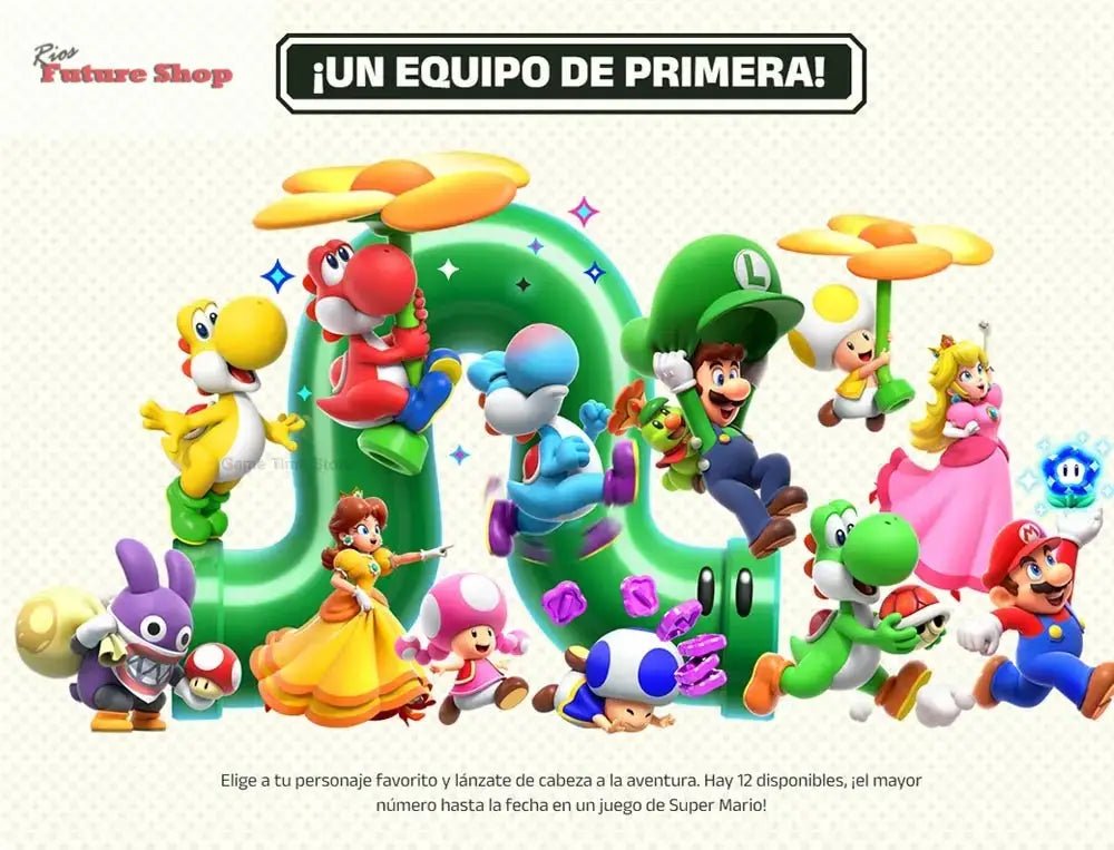 Super Mario Bros. Wonder Nintendo Switch Game - Rios Future Shop