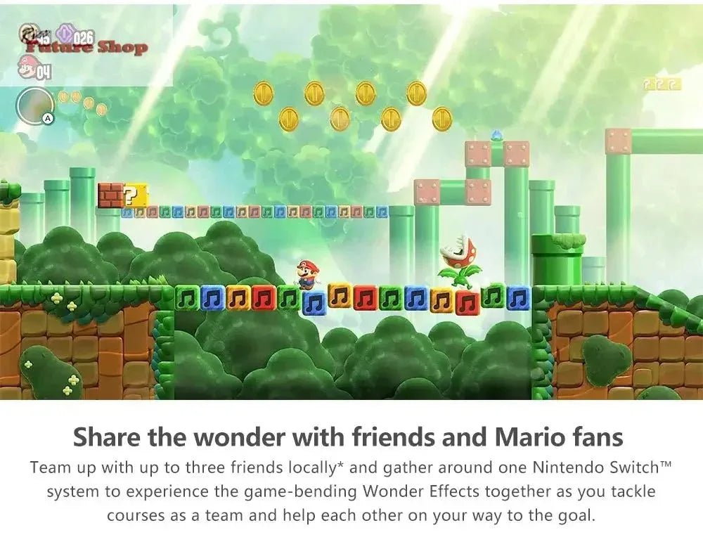 Super Mario Bros. Wonder Nintendo Switch Game - Rios Future Shop