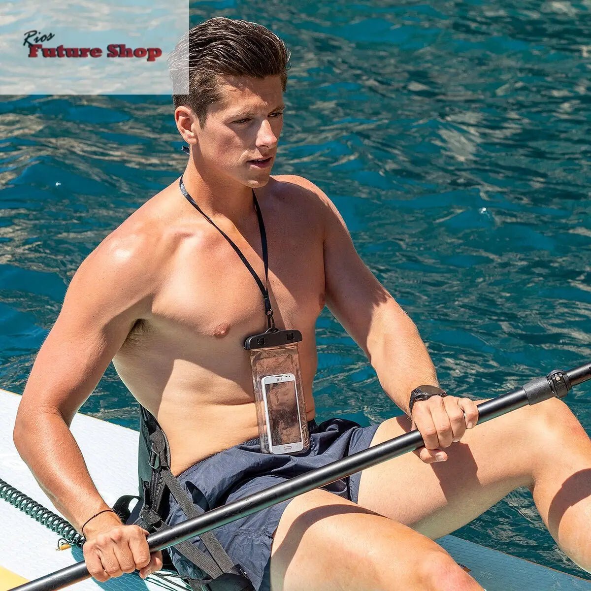 Tabla de Paddle Surf Hinchable 2 en 1 con Asiento y Accesorios Siros InnovaGoods 10'5" 320 cm - Rios Future Shop