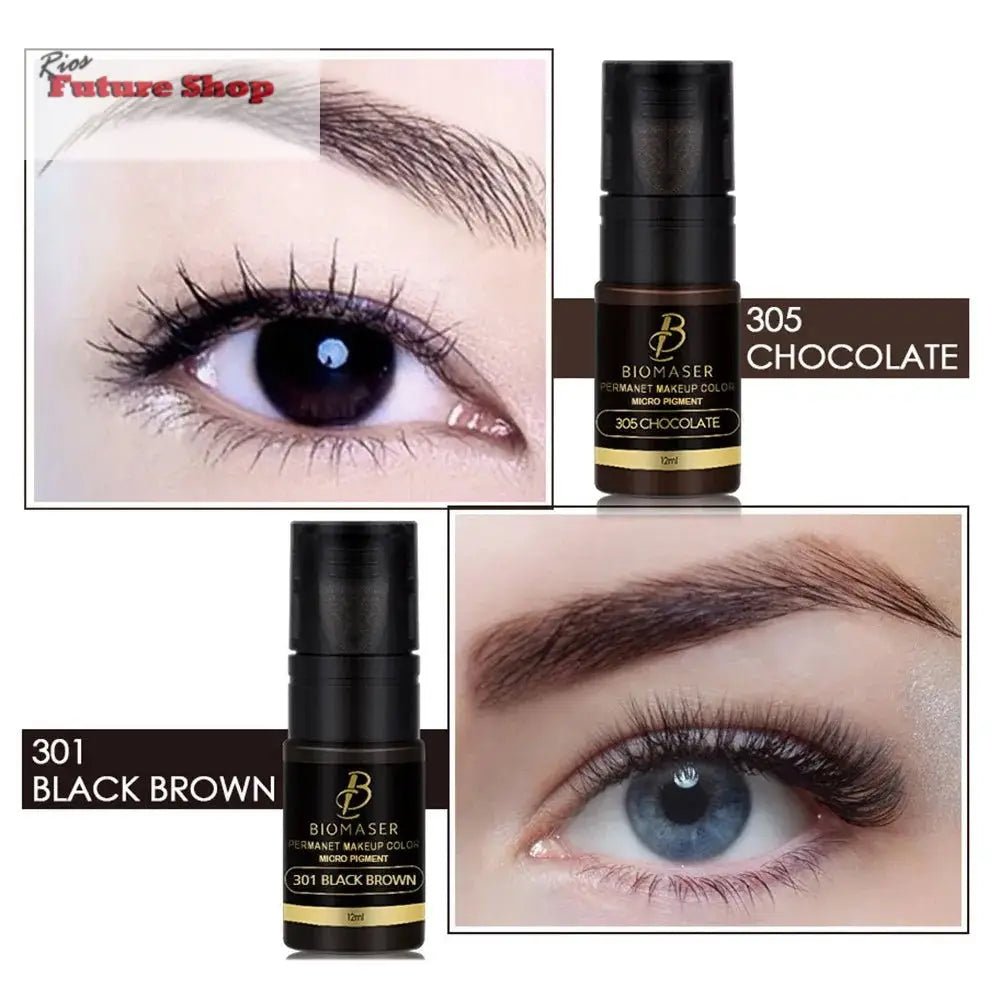 Tattoo Ink Professional Semi Permanent Makeup Paint Microblading Pigment Eyebrow/Eyeliner/Lip Pigmento Tattoo Supplies - Rios Future Shop