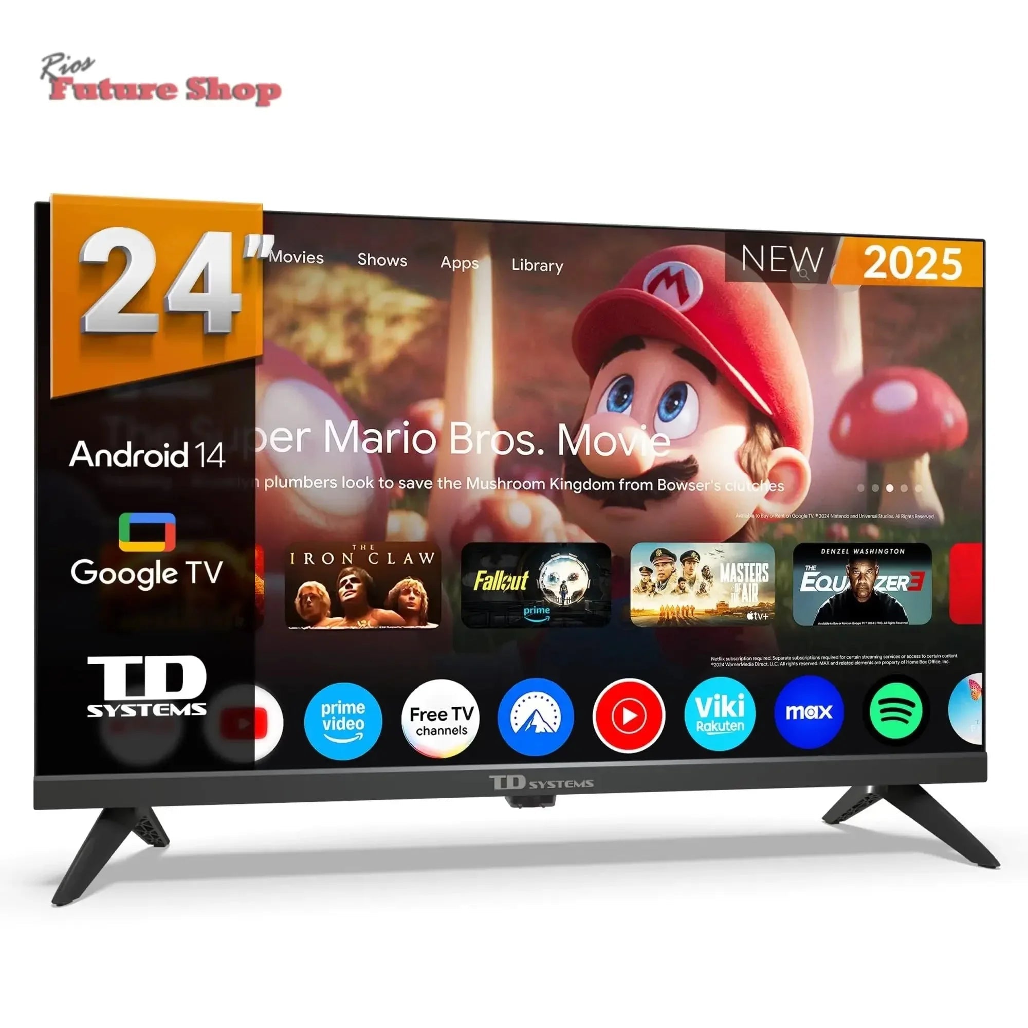 TD Systems 32" Smart HD TV - Android 14, 3-Year Warranty, Stunning Picture Quality - PRIME32C21GZ - Rios Future Shop