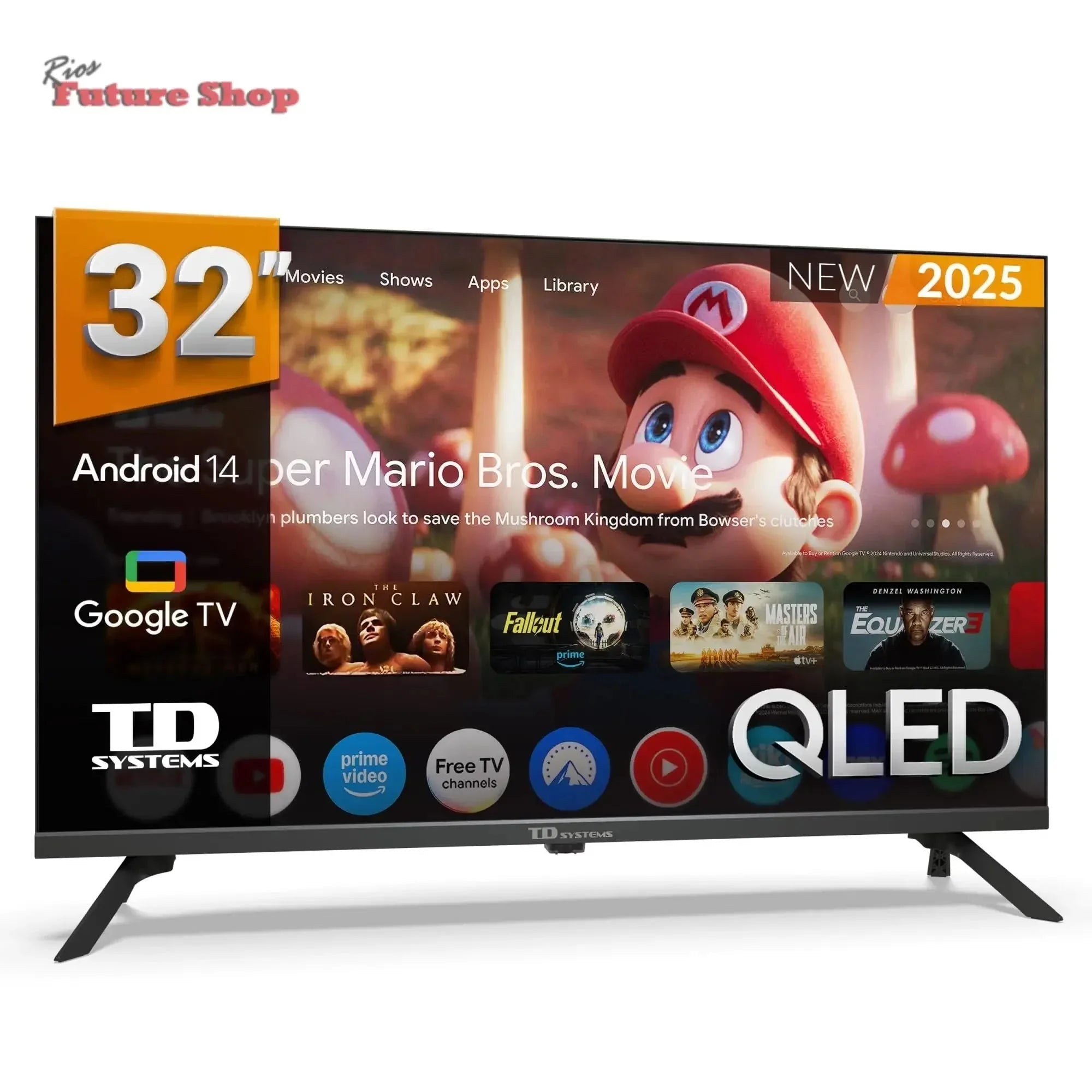 TD Systems 32" Smart HD TV - Android 14, 3-Year Warranty, Stunning Picture Quality - PRIME32C21GZ - Rios Future Shop