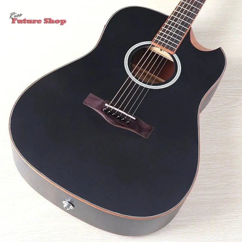Thin Body Acoustic Electric Guitar - Rios Future Shop