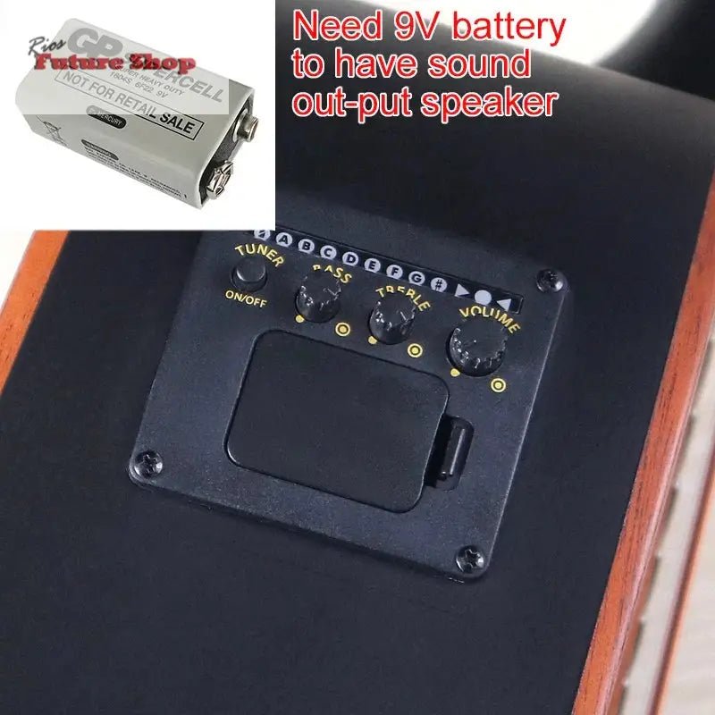 Thin Body Acoustic Electric Guitar - Rios Future Shop