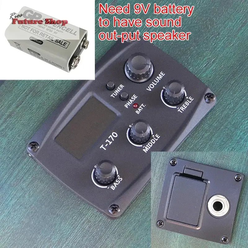 Thin Body Acoustic Electric Guitar - Rios Future Shop