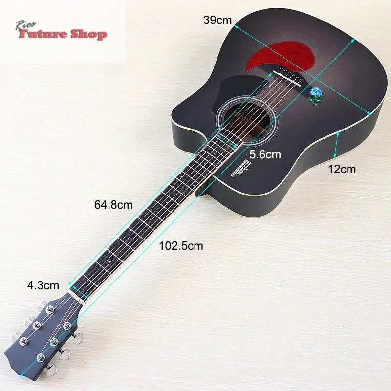Thin Body Acoustic Electric Guitar - Rios Future Shop