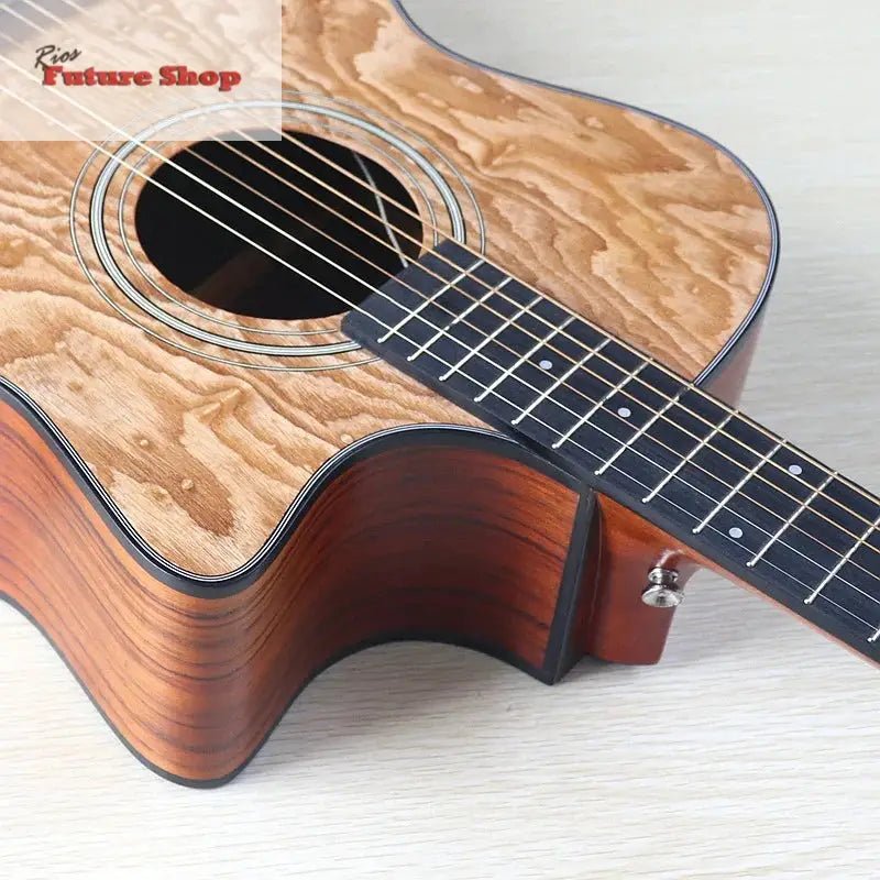 Thin Body Acoustic Electric Guitar - Rios Future Shop