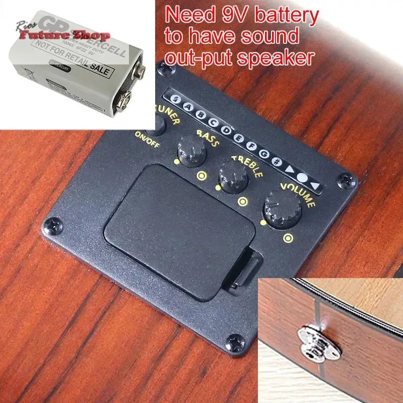 Thin Body Acoustic Electric Guitar - Rios Future Shop