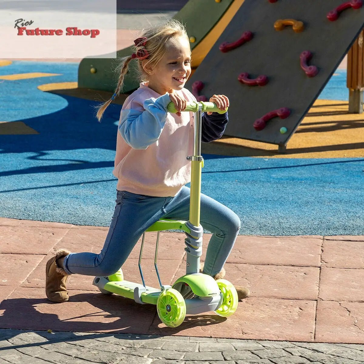 Trotinete para Niños Evolutivo 3 en 1 - Rios Future Shop