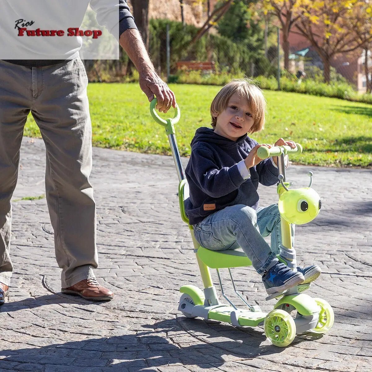 Trotinete para Niños Evolutivo 3 en 1 - Rios Future Shop