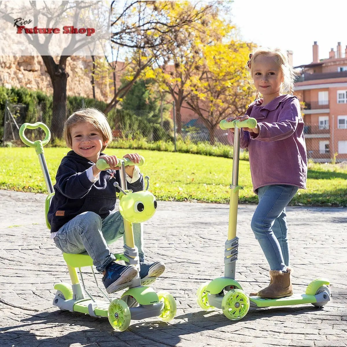 Trotinete para Niños Evolutivo 3 en 1 - Rios Future Shop