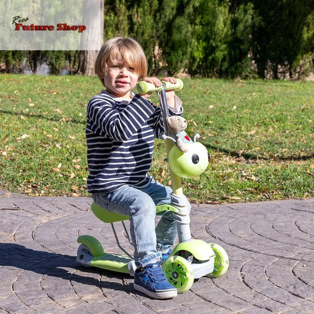 Trotinete para Niños Evolutivo 3 en 1 - Rios Future Shop