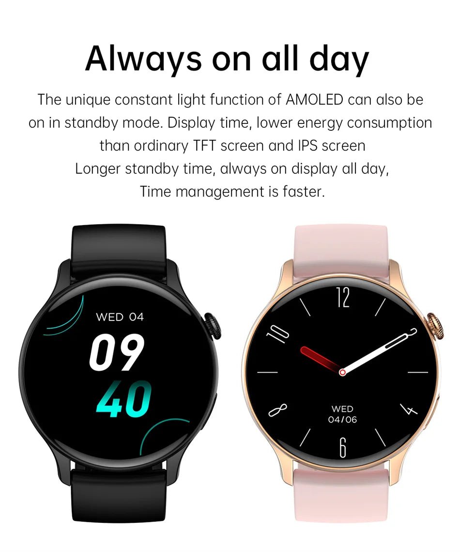 True AMOLED Sports Smart Watch - Rios Future Shop